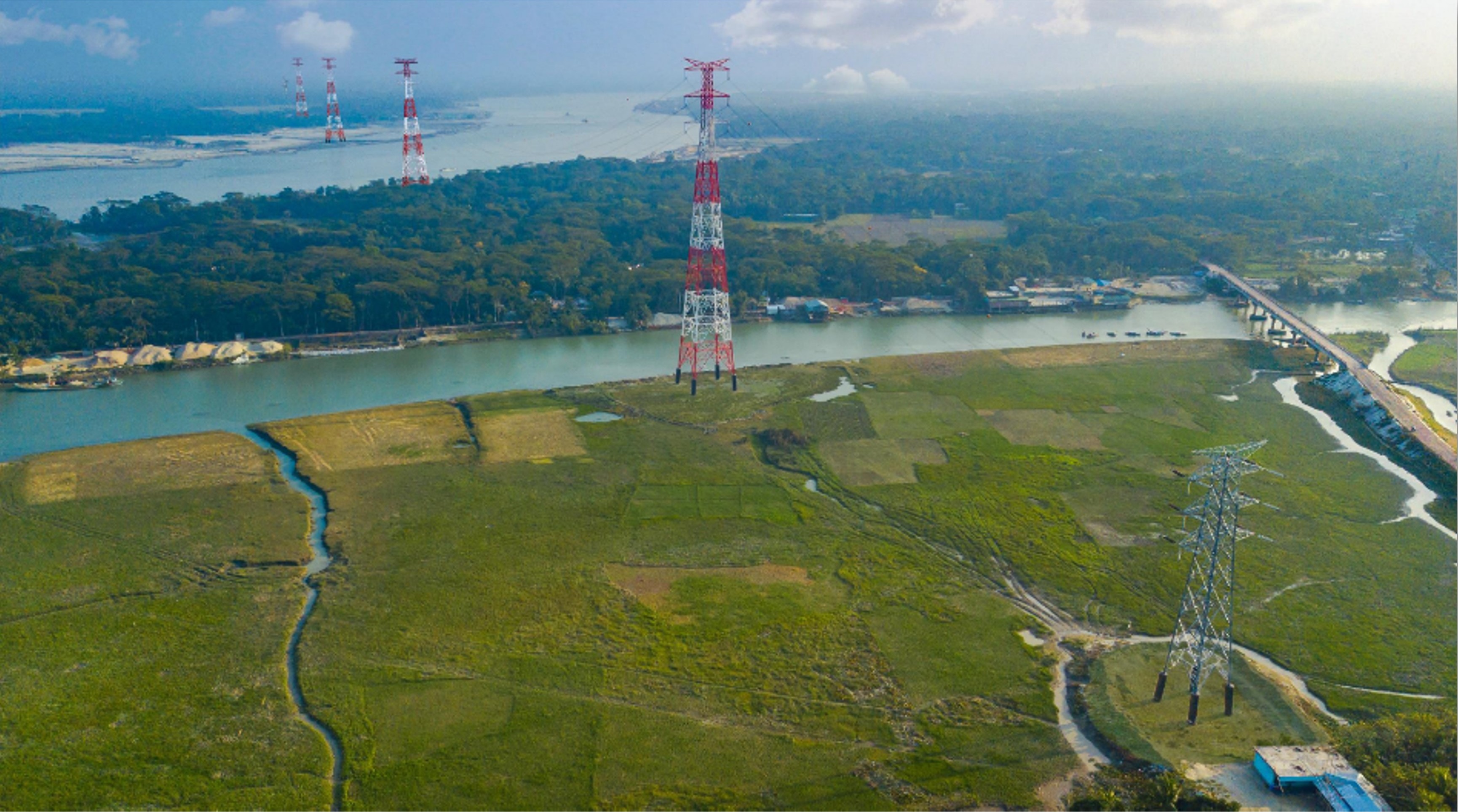 Barisal-Bhola-Borhanuddin Kirtankhola River Crossing 230kv Overhead Transmission Line EPC Project in Bangladesh